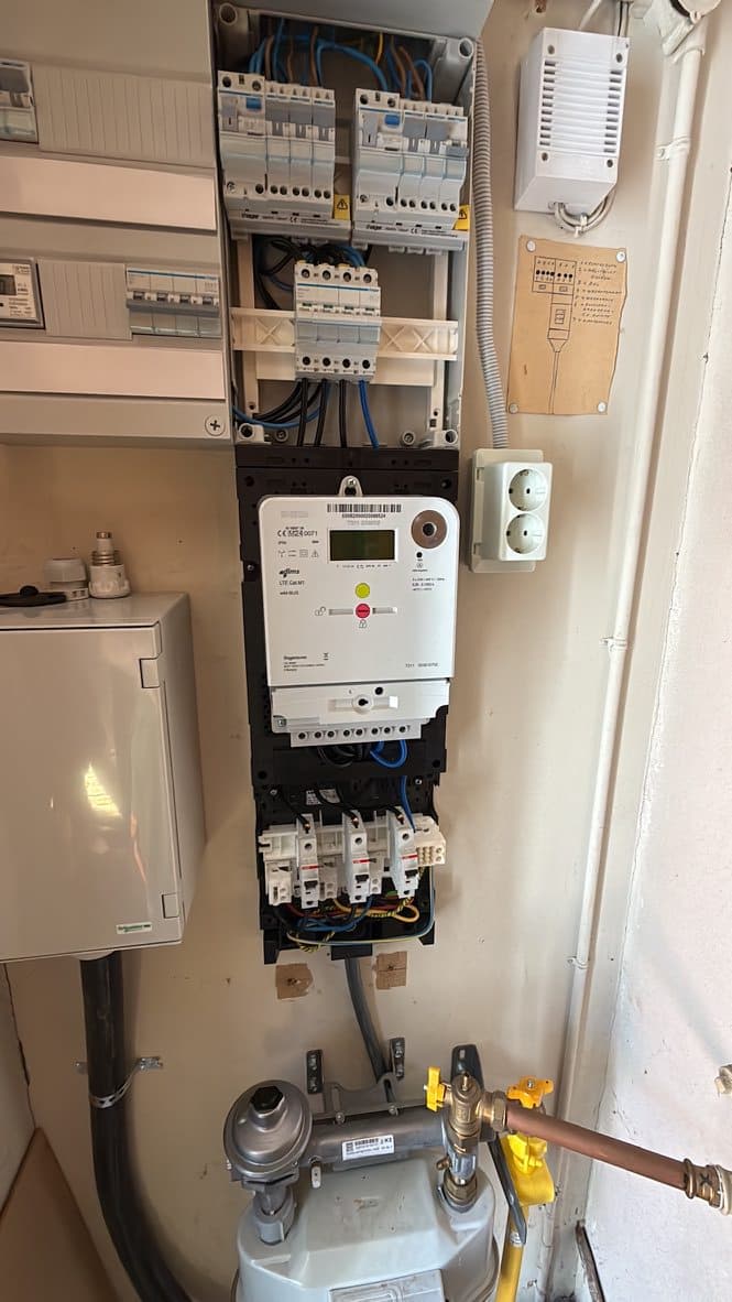 Complete meterkast installatie